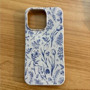 London Fog Indigo Bouquet phone case for iPhone 13 Pro